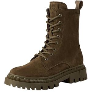 Tamaris Women's Leather Block Heel Ankle Boots, olive, 8 UK Tamaris Women's Leather Block Heel Ankle Boots, olive, 8 UK