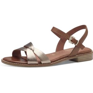 MARCO TOZZI Women's 2-28123-42 Heeled Sandal, Rose Met Comb, 6.5 MARCO TOZZI Women's 2-28123-42 Heeled Sandal, Rose Met Comb, 6.5