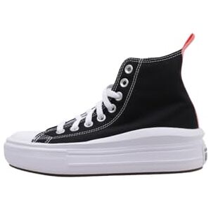 Converse All Star Move Gs Trainers Black Pink Salt White 4 UK Converse All Star Move Gs Trainers Black Pink Salt White 4 UK