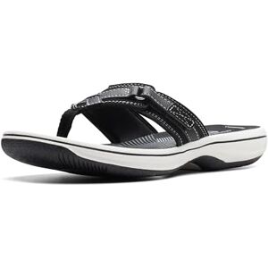 Clarks Women's Breeze Sea Flip Flop, New Black Synthetic, 5.5 UK Clarks Women's Breeze Sea Flip Flop, New Black Synthetic, 5.5 UK