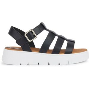 Geox Women's d dandra 40 b Wedge Sandal, Black, 6 UK Geox Women's d dandra 40 b Wedge Sandal, Black, 6 UK