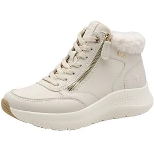 Tamaris Comfort Women’s High Sneakers with Zip Faux Fur, Ivory, 6,5 UK Tamaris Comfort Women’s High Sneakers with Zip Faux Fur, Ivory, 6,5 UK