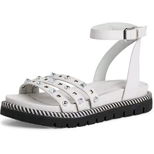 Tamaris Damen 1-1-28272-38, Wedge Sandal, White, Tamaris Damen 1-1-28272-38, Wedge Sandal, White,