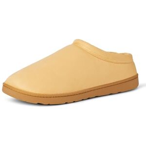 Amazon Essentials Men's Warm Sherpa Clog Slippers, Tan, 9 UK Amazon Essentials Men's Warm Sherpa Clog Slippers, Tan, 9 UK