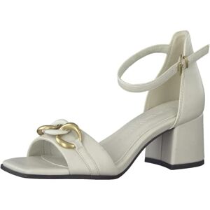 MARCO TOZZI Women's 2-2-28317-20 Heeled Sandals, Cream Gold, 8 UK MARCO TOZZI Women's 2-2-28317-20 Heeled Sandals, Cream Gold, 8 UK