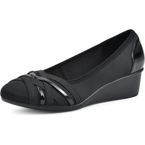 CLIFFS BY WHITE MOUNTAIN Women's Bowie Wedge, Black/Nylon, 9 UK CLIFFS BY WHITE MOUNTAIN Women's Bowie Wedge, Black/Nylon, 9 UK