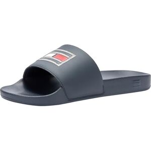 Tommy Hilfiger Men's Pool Slides, Blue (Desert Sky), 6,5 Tommy Hilfiger Men's Pool Slides, Blue (Desert Sky), 6,5
