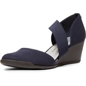 Anne Klein Women's Tara Wedge Pump, Navy, 5.5 UK Anne Klein Women's Tara Wedge Pump, Navy, 5.5 UK