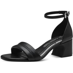 MARCO TOZZI Women's 2-28337-42 Heeled Sandal, Black, 5.5 MARCO TOZZI Women's 2-28337-42 Heeled Sandal, Black, 5.5