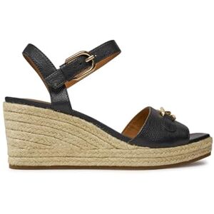 Geox Girls' D Panarea C Wedge Sandal, black, 6.5 UK Geox Girls' D Panarea C Wedge Sandal, black, 6.5 UK