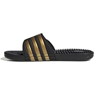 adidas Unisex Adissage Slides, Core Black/Gold Metallic/Core Black, 10 UK adidas Unisex Adissage Slides, Core Black/Gold Metallic/Core Black, 10 UK