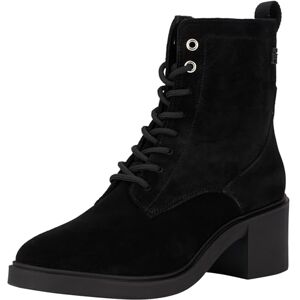 Tommy Hilfiger Women's Suede Mid Heel Lace-up Boots, Black (Black), 6,5 Tommy Hilfiger Women's Suede Mid Heel Lace-up Boots, Black (Black), 6,5