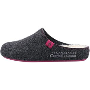 Hush Puppies Female The Good Slipper, Charcoal, 8 Hush Puppies Female The Good Slipper, Charcoal, 8