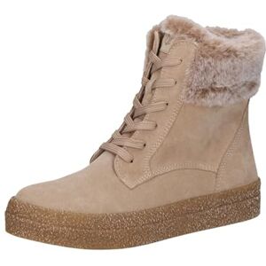 CAPRICE Women's high-top sneakers lined lace-up comfortable, Beige (Sand Suede), 5 UK CAPRICE Women's high-top sneakers lined lace-up comfortable, Beige (Sand Suede), 5 UK