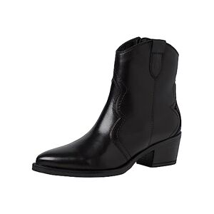 Tamaris Women's 1-1-25702-41 Ankle Boot, Black (Black Leather), 6.5 UK