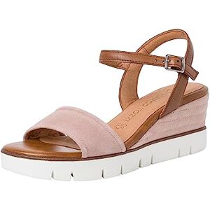 MARCO TOZZI Women's 2-2-28714-20 Leather Wedge Sandal, Pink, 6 UK MARCO TOZZI Women's 2-2-28714-20 Leather Wedge Sandal, Pink, 6 UK
