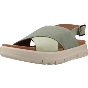 Geox Women's D XAND 2.1S E Wedge Sandal, Olive/LT Green, 41 EU Geox Women's D XAND 2.1S E Wedge Sandal, Olive/LT Green, 41 EU