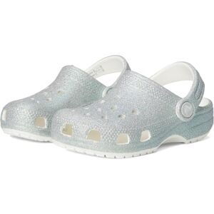 Crocs Unisex Kids Clog, Classic Iridescent Glitter Clog T, White, 4 UK Child Crocs Unisex Kids Clog, Classic Iridescent Glitter Clog T, White, 4 UK Child
