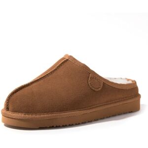 Fireside by Dearfoams Men's Grafton Faux Shearling Clog Slipper, Chestnut, 12 UK Fireside by Dearfoams Men's Grafton Faux Shearling Clog Slipper, Chestnut, 12 UK