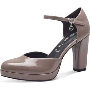 Tamaris Women's Block Heel Court Shoes, Taupe, 7.5 UK Tamaris Women's Block Heel Court Shoes, Taupe, 7.5 UK