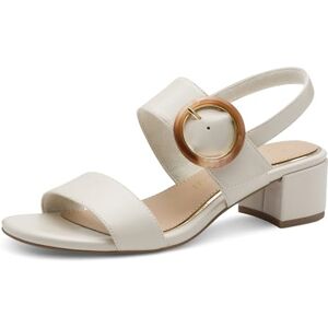 MARCO TOZZI Women's Elegant Heel Sandals, cream, 5 UK MARCO TOZZI Women's Elegant Heel Sandals, cream, 5 UK