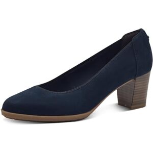 Tamaris Women's Funnel Heel Pumps, Blue, 4 UK Tamaris Women's Funnel Heel Pumps, Blue, 4 UK