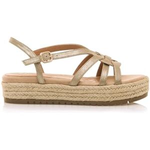 MTNG Wedge Sandals Woman Amelie 51261, 251 Champagne, 7 UK MTNG Wedge Sandals Woman Amelie 51261, 251 Champagne, 7 UK