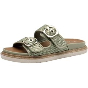 Tamaris Women's Vegan Flat Mules, Green, EU 37 Tamaris Women's Vegan Flat Mules, Green, EU 37