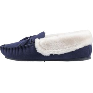 Hush Puppies Female Agnes Fur Slipper, Navy, 5 Hush Puppies Female Agnes Fur Slipper, Navy, 5