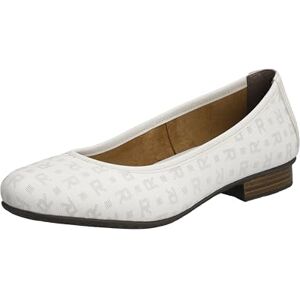 Rieker Women's 51994 Ballet Flat Shoes, White, 3.5 UK Rieker Women's 51994 Ballet Flat Shoes, White, 3.5 UK