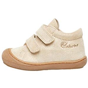 Naturino Cocoon VL-Suede First Walking Shoes with Pony-Pink Print, Platinum, 27 EU Naturino Cocoon VL-Suede First Walking Shoes with Pony-Pink Print, Platinum, 27 EU