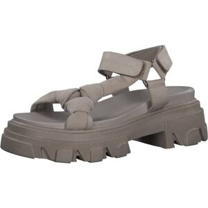 MARCO TOZZI Women's Wedge Heel Sandals Made of High Quality Leather Ideal for Business and Casual, beige, 7 UK MARCO TOZZI Women's Wedge Heel Sandals Made of High Quality Leather Ideal for Business and Casual, beige, 7 UK