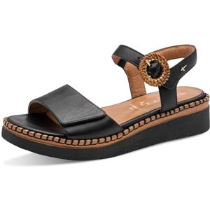 Tamaris Comfort Women's Wedge/Plat Sand Wedge Sandals, Black, 36 EU Tamaris Comfort Women's Wedge/Plat Sand Wedge Sandals, Black, 36 EU