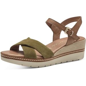 MARCO TOZZI Women's 2-28722-42 Wedge Sandal, FERN GREEN COM, 5.5 MARCO TOZZI Women's 2-28722-42 Wedge Sandal, FERN GREEN COM, 5.5