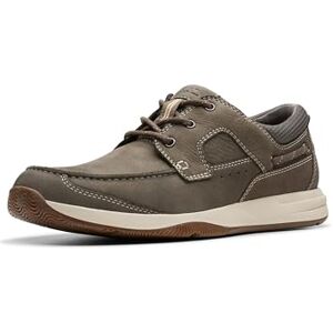 Clarks Mens Sailview Lace, Taupe Nubuck, 10 Wide Clarks Mens Sailview Lace, Taupe Nubuck, 10 Wide