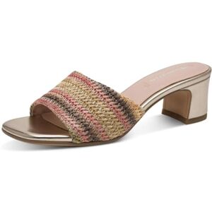 Tamaris Women's mule with block heel pink 6.5 UK Tamaris Women's mule with block heel pink 6.5 UK