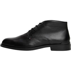 Tommy Hilfiger Men’s Corporate Leather Ankle Boots, Black (Black), 7 Tommy Hilfiger Men’s Corporate Leather Ankle Boots, Black (Black), 7