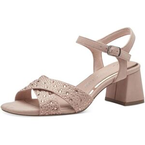 MARCO TOZZI Women's 2-28354-42 Heeled Sandal, Powder Pink, 4 MARCO TOZZI Women's 2-28354-42 Heeled Sandal, Powder Pink, 4