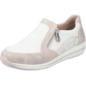 Rieker Women's N1151 Slippers, White Combi, 6 UK Rieker Women's N1151 Slippers, White Combi, 6 UK