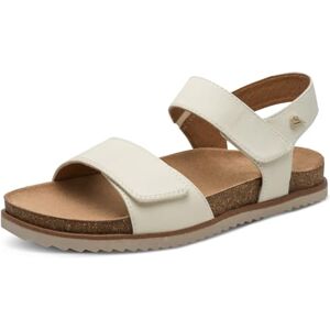 Jana Women's Wedge/Plat Sand MultiAdj+Vegan Wedge Sandals, Ivory Nappa, 38 EU Jana Women's Wedge/Plat Sand MultiAdj+Vegan Wedge Sandals, Ivory Nappa, 38 EU