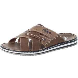 Rieker Men's Spring/Summer 21599 Mules, brown, 7.5 UK Rieker Men's Spring/Summer 21599 Mules, brown, 7.5 UK