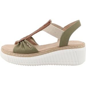 TOM TAILOR Women's 9590240005 Wedge Sandals, Green, 38 EU, Green, 6 UK TOM TAILOR Women's 9590240005 Wedge Sandals, Green, 38 EU, Green, 6 UK
