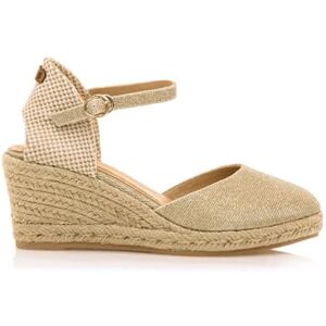 MTNG Wedge Sandals Woman Austen 52194, Champagne 251, 4 UK MTNG Wedge Sandals Woman Austen 52194, Champagne 251, 4 UK