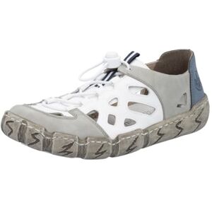 Rieker Women's L0358 Slippers, White 80, 8 UK Rieker Women's L0358 Slippers, White 80, 8 UK