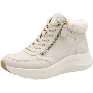 Tamaris Comfort Women’s High Sneakers with Zip Faux Fur, Ivory, 7,5 UK Tamaris Comfort Women’s High Sneakers with Zip Faux Fur, Ivory, 7,5 UK