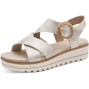 Jana Women's Wedge/Plat Sand Vegan Wedge Sandals, Beige/Gold, 39 EU Jana Women's Wedge/Plat Sand Vegan Wedge Sandals, Beige/Gold, 39 EU