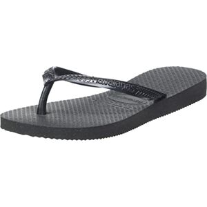 Havaianas Slim (Mini Me) Girls FlipFlop Black 12/13 UK Child Havaianas Slim (Mini Me) Girls FlipFlop Black 12/13 UK Child
