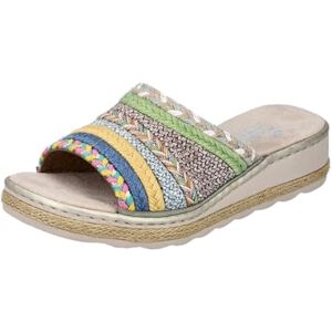 Rieker Women's 61798 Mules, multicoloured, 3.5 UK Rieker Women's 61798 Mules, multicoloured, 3.5 UK