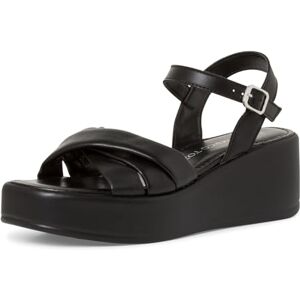 MARCO TOZZI Women's 2-28011-42 Heeled Sandal, Black, 6.5 MARCO TOZZI Women's 2-28011-42 Heeled Sandal, Black, 6.5