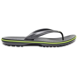 Crocs Unisex Crocband Flip Flip Flops, Graphite Volt Green, 12 UK Men/ 13 UK Women Crocs Unisex Crocband Flip Flip Flops, Graphite Volt Green, 12 UK Men/ 13 UK Women